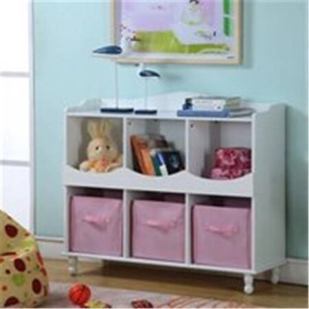 Fixturesfirst Cubby Storage Cabinet in White FI2589174
